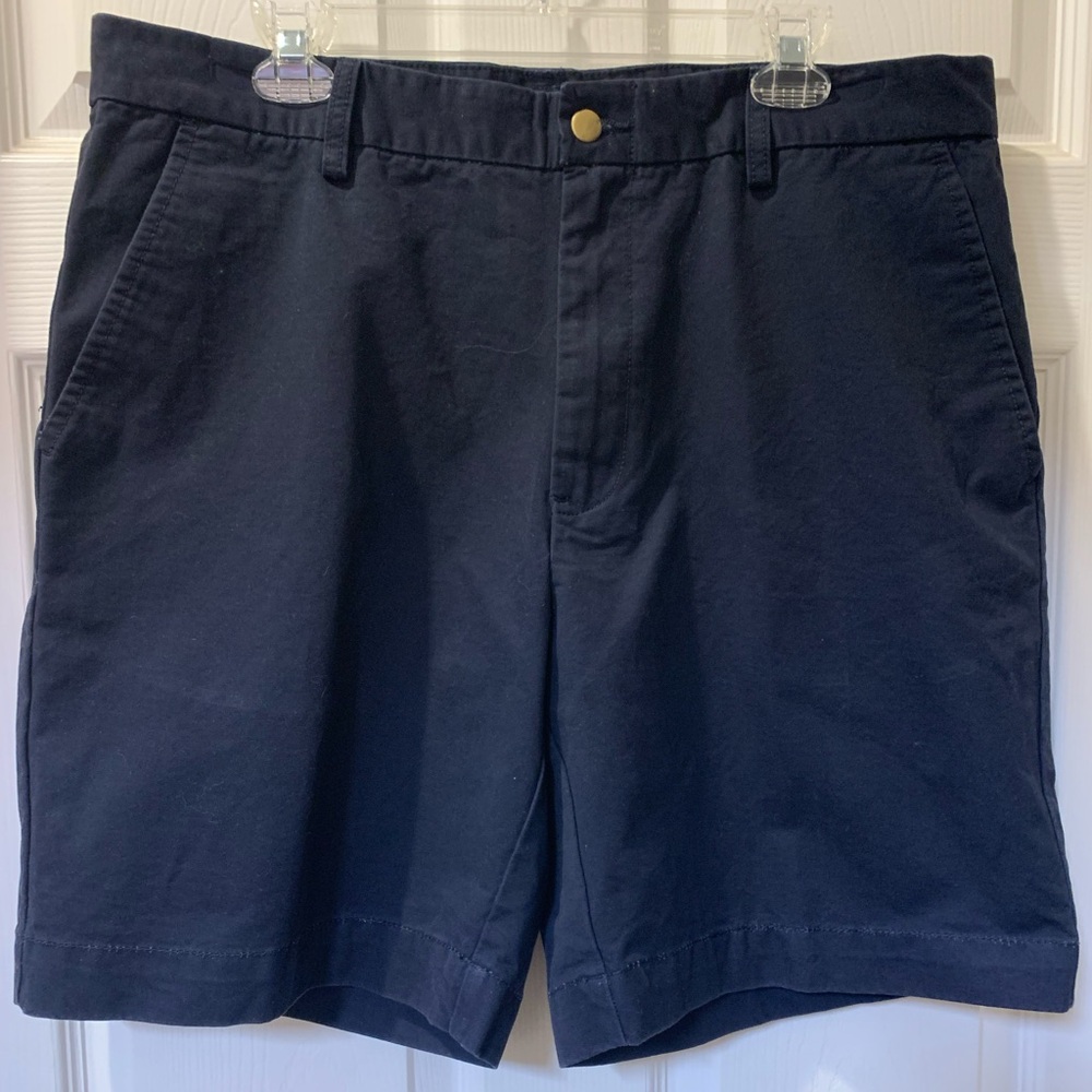 St. John's Bay Dark Blue Men's Flat Front Shorts